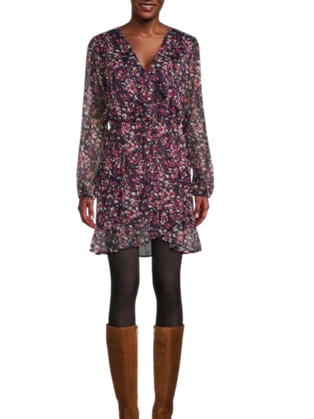 KoKo & Mason Floral Knee Length Dress